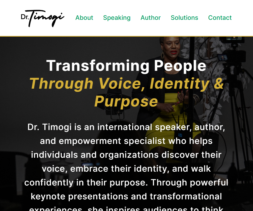 Dr. Timogi Homepage
